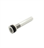 Rohl 6442PN Non Slotted Grid Drain with 10" Tailpiece in Polished Nickel